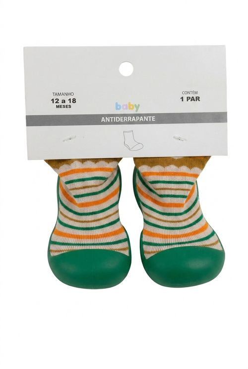 Aces baby nos ads014 meia antiderrapante estampado