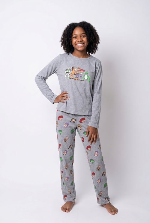 Aces inf ajj020 pijama 12-16 ml poly toy cinza claro