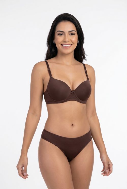 Ling basico lbs079 sutia base marrom medio