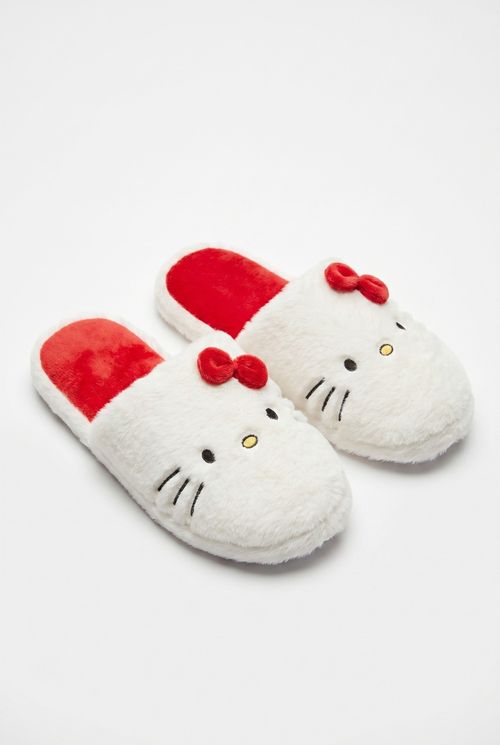 Aces fem aif017 pantufa hello kitty off white