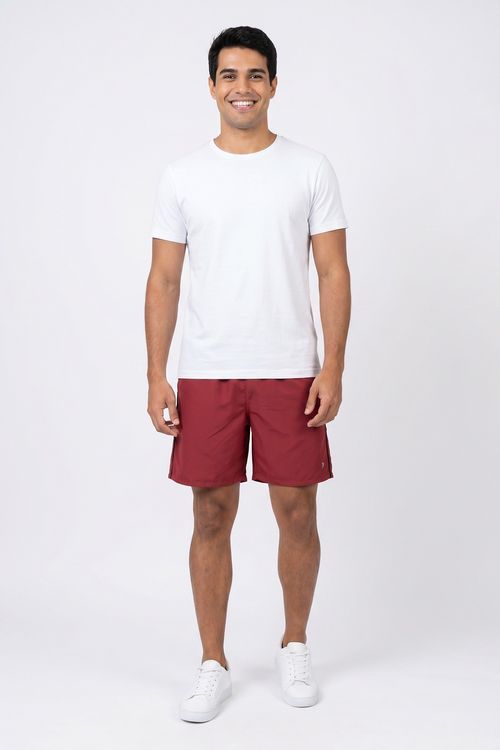 Masc esp meh020 shorts microf vivo lat vermelho escuro