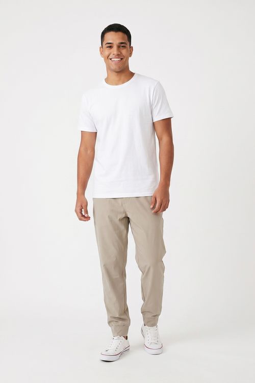 Masc casual mca137a calca microf bge bege medio