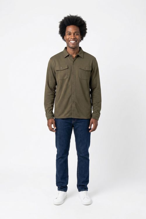 Masc casual mcc094 cam ml inter twill vd verde medio