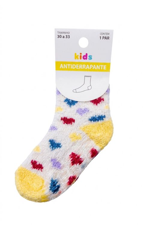 Aces inf abs122 meia 30-33 cheni coração estampado