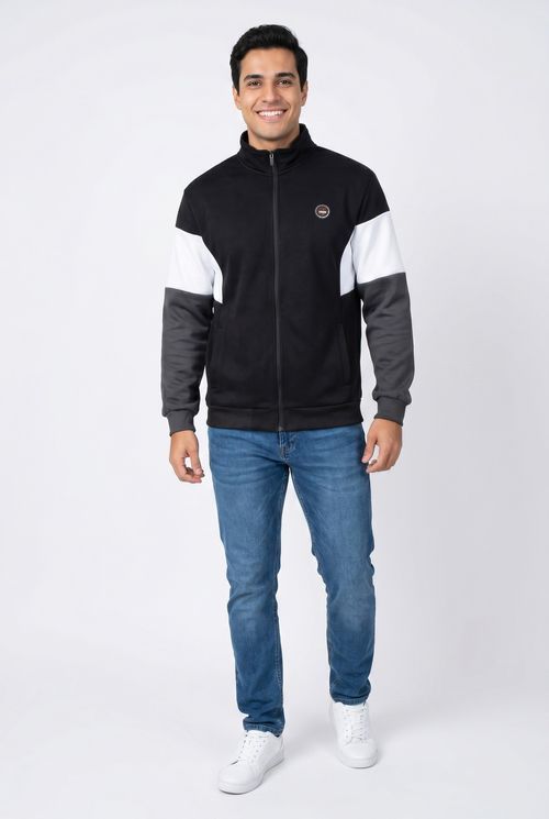 Masc street msm062 mol full ziper rec pt preto