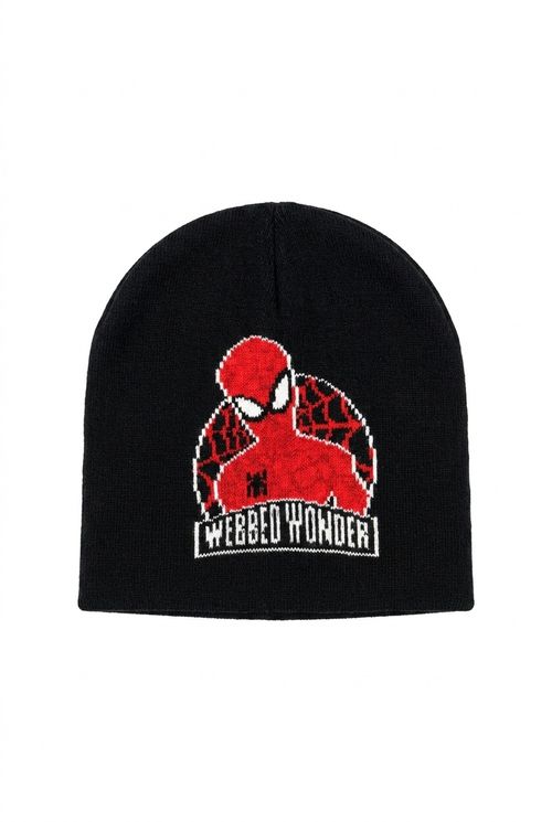Gorro Infantil Menino Preto Spider-Man