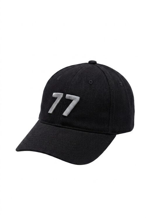 Boné Dad Hat Masculino Preto Bordado 77