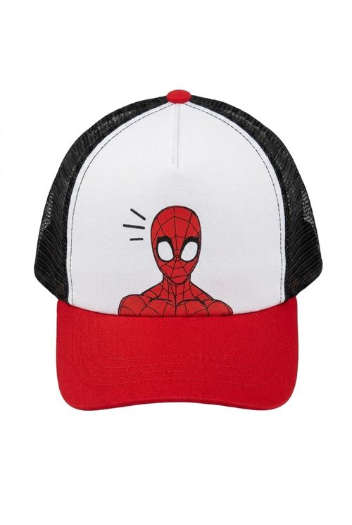 Boné Trucker Infantil Menino Vermelho Spider-Man
