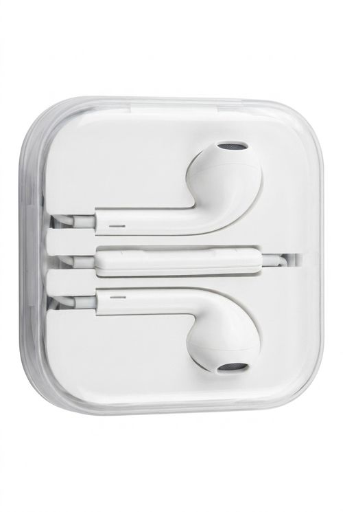 Fone de Ouvido Intra-auricular com Microfone e Estojo Branco