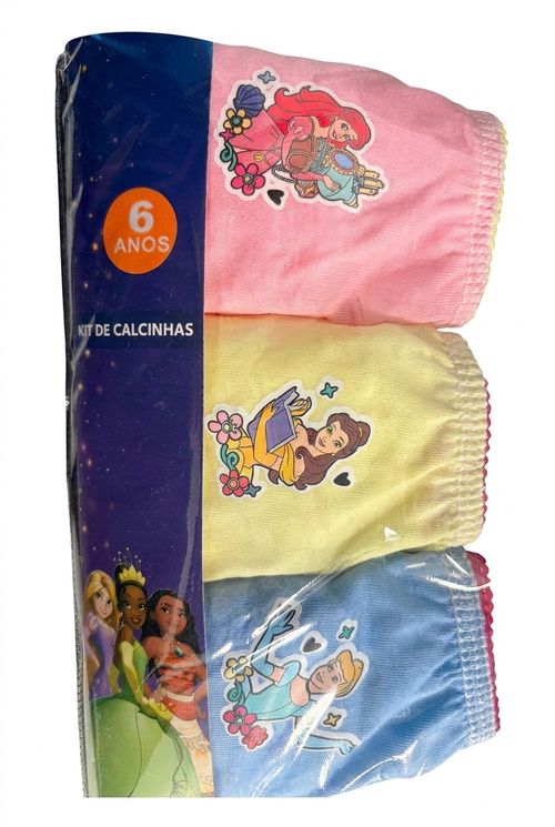 Aces inf 4 abc137 kit calcinha princesas sortido