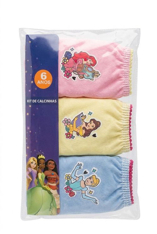 Aces inf 10 abc137 kit calcinha princesa sortido