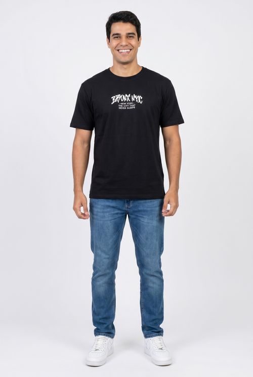 Camiseta masc jovem 1275288 over bronx preto