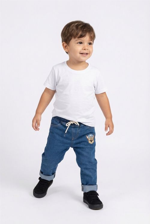 Jogger jeans lic patrulha canina ita285 jeans azul medio