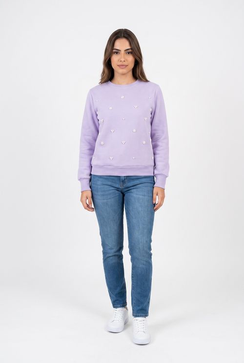 Top moletom fem fsh ffm084 bord perolas lilas