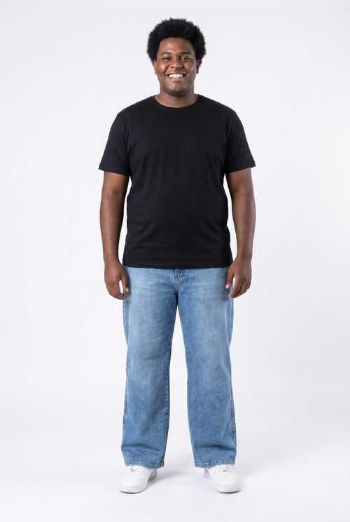 Calça Jeans Masculina Slim Azul Médio Caedu