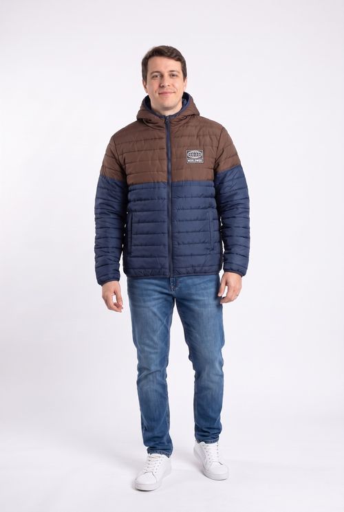 Masc casual mcj027 jaq microf full ziper azul escuro