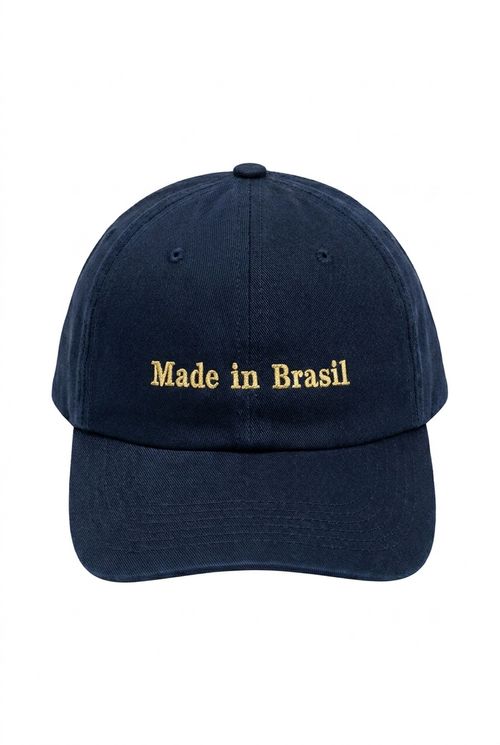 Boné Dad Hat Masculino Sarja Azul Marinho Made in Brasil