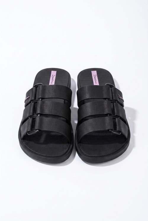 Chinelo Masculino Ipanema Bold Urbano Ajustável Preto