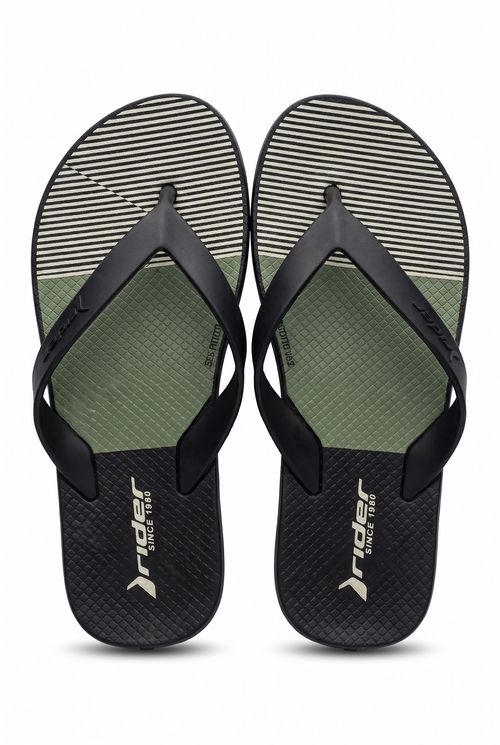 Chinelo Infantil Menino Rider Core Graph Preto Verde