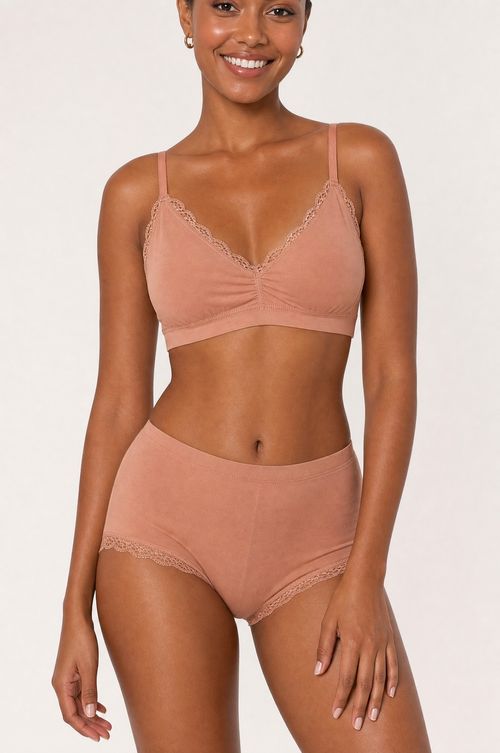 Ling bas lbs054b sutiã s/costura rosa rosa claro
