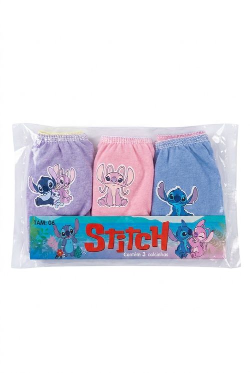 Aces inf 10 abc138 kit calcinha  stitch sortido