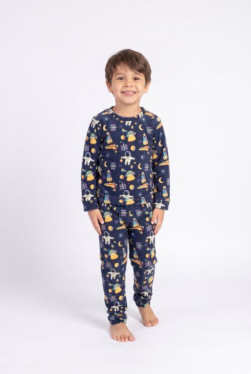 Pijama Infantil Menino Estampa Espacial