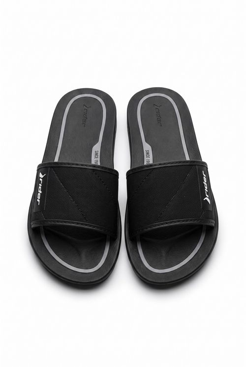 Chinelo Slide Infantil Masculino Rider Preto