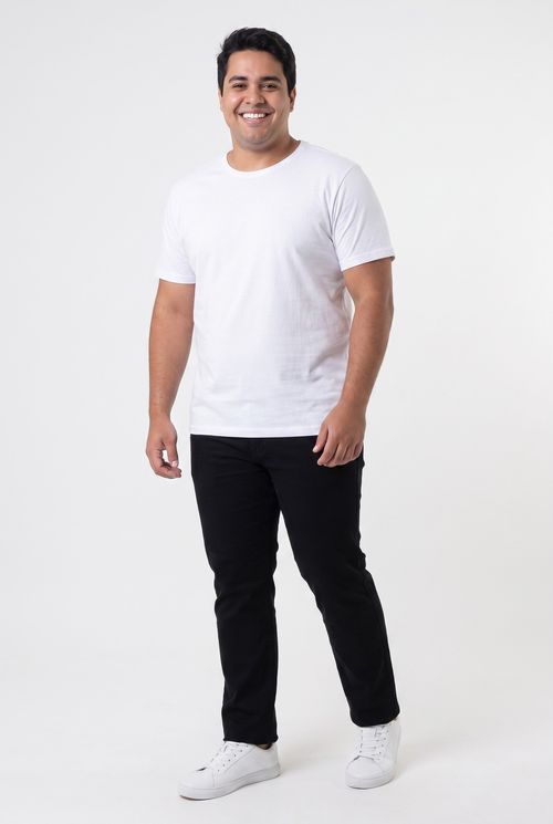 Calça Jeans Masculina Slim Preta