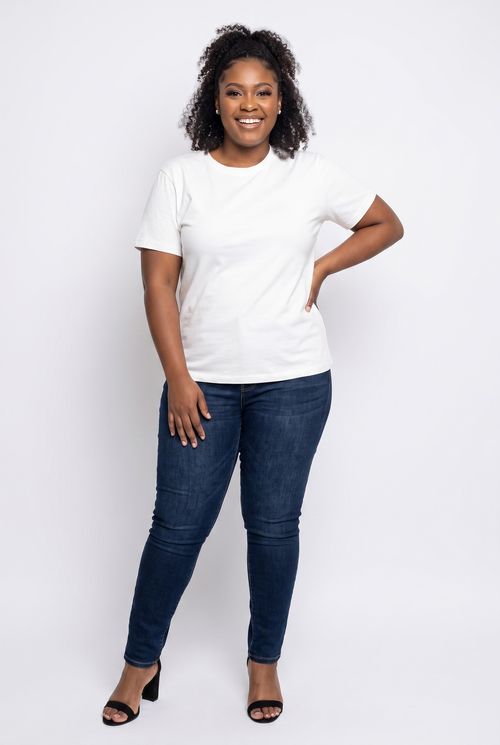 Blusa Feminina em Algodão Off White