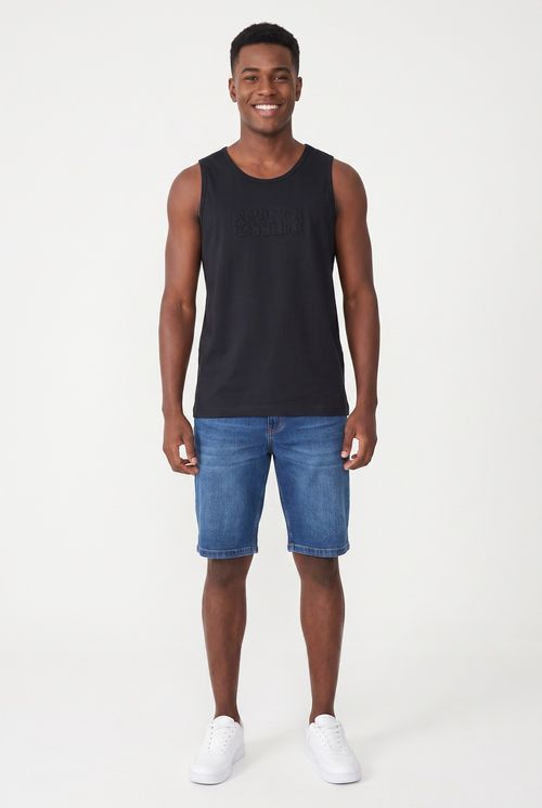 Regata Masculina Street Gangster Azul Escuro