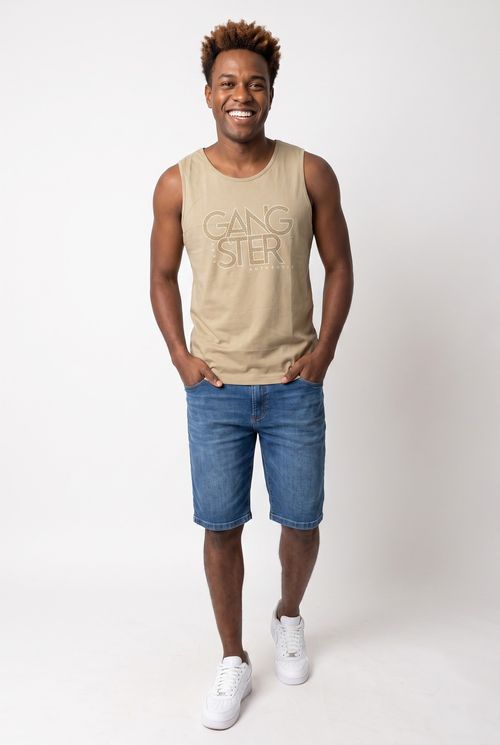 Regata Masculina Street Gangster em Algodão