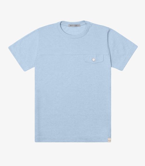Camiseta Verão Menino Manga Curta Trick Nick Azul
