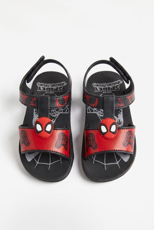 Papete Infantil Menino Preta e Vermelha Spidey Marvel