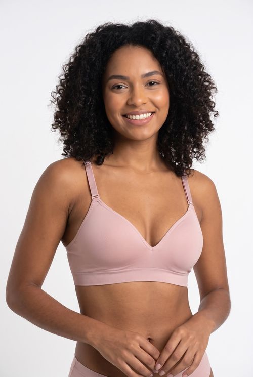 Sutiã Feminino Trifil Daily com Bojo Rosa Claro