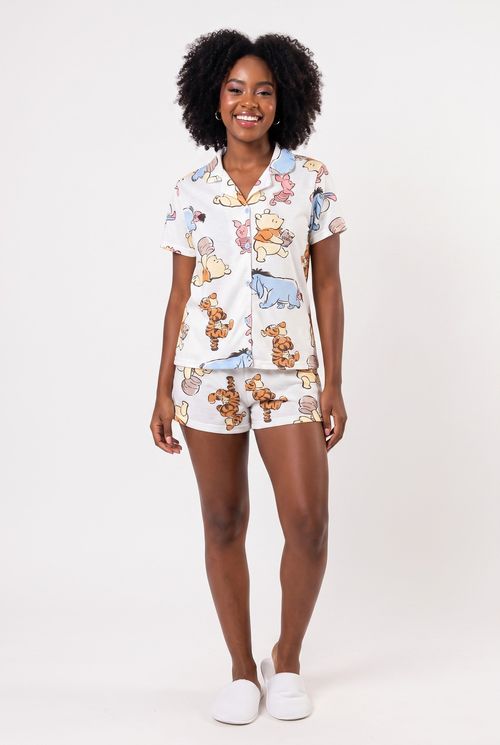 Int fem ldj104 pij curt americ pooh s/n estampado