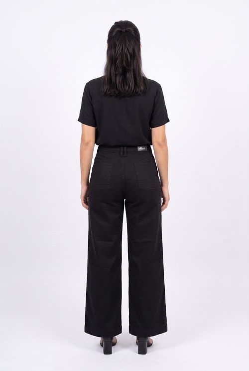 Calca fem swr 281942 bolsinho pto jeans preto